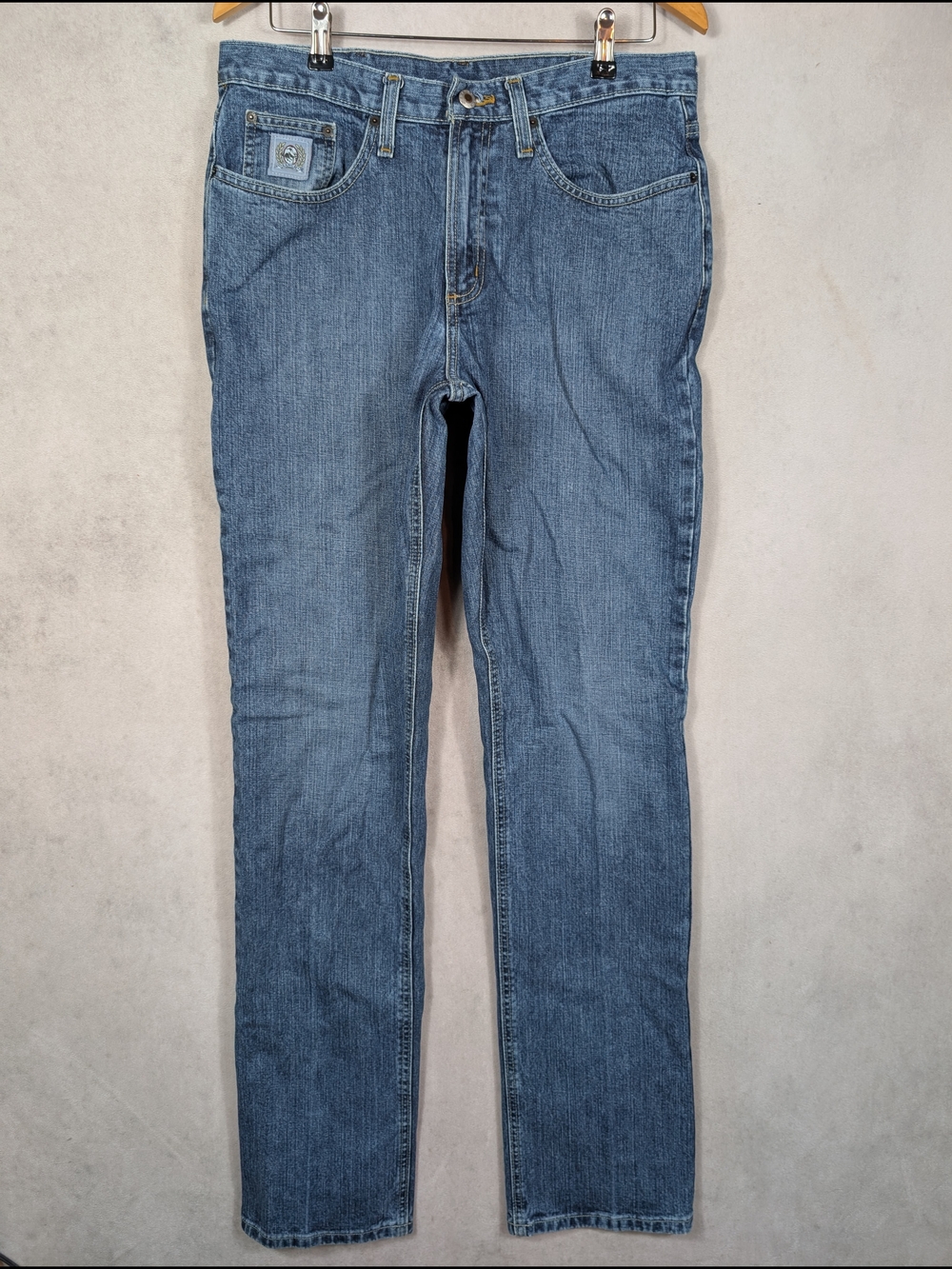 Cinch Silver Label Jeans Mens Size 33x38 Medium Wash Straight Leg